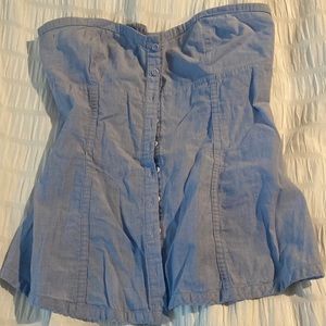 Strapless adorable top